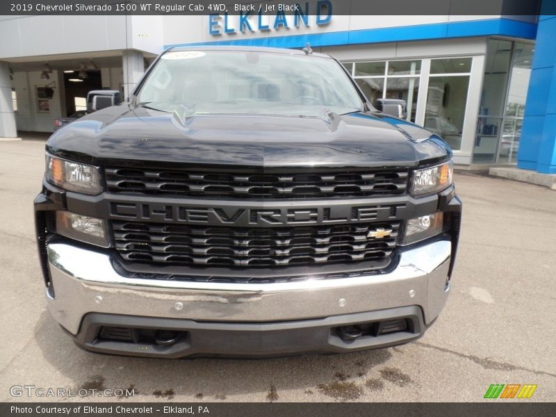 Black / Jet Black 2019 Chevrolet Silverado 1500 WT Regular Cab 4WD