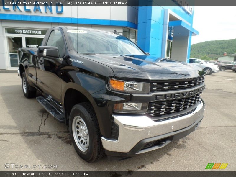 Black / Jet Black 2019 Chevrolet Silverado 1500 WT Regular Cab 4WD