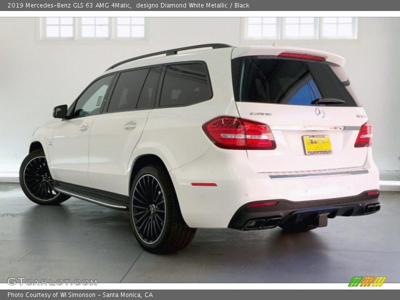 designo Diamond White Metallic / Black 2019 Mercedes-Benz GLS 63 AMG 4Matic