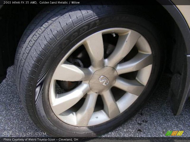 Golden Sand Metallic / Willow 2003 Infiniti FX 35 AWD