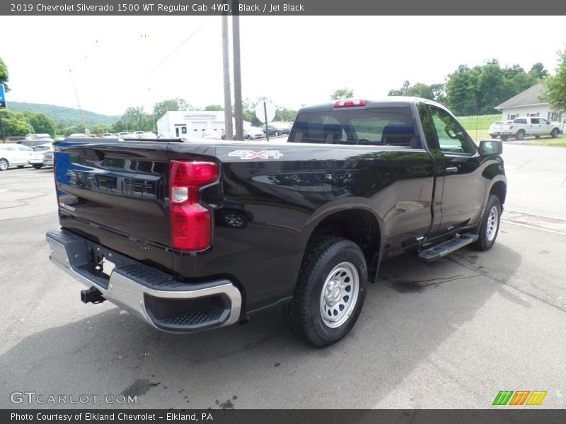 Black / Jet Black 2019 Chevrolet Silverado 1500 WT Regular Cab 4WD