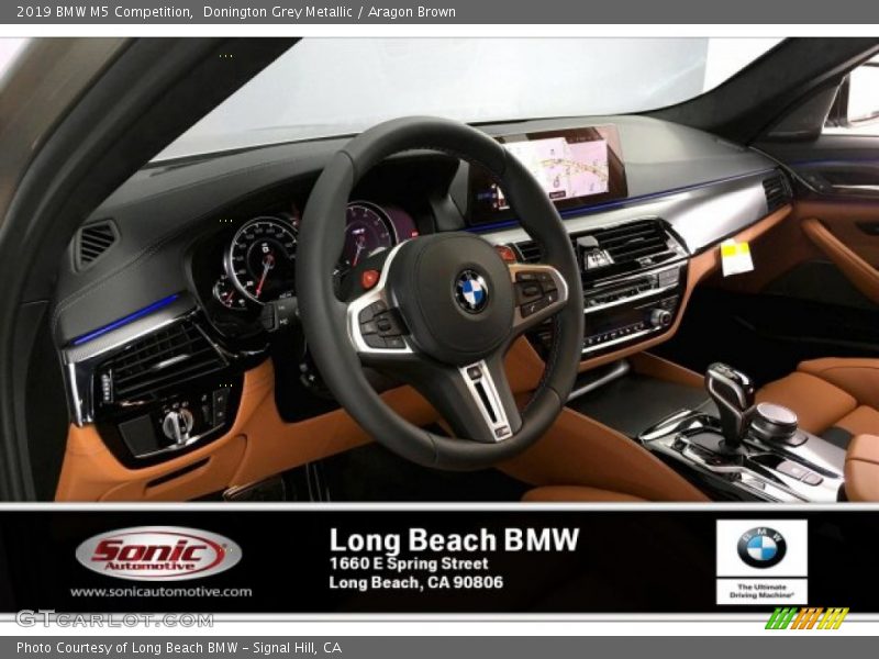 Donington Grey Metallic / Aragon Brown 2019 BMW M5 Competition