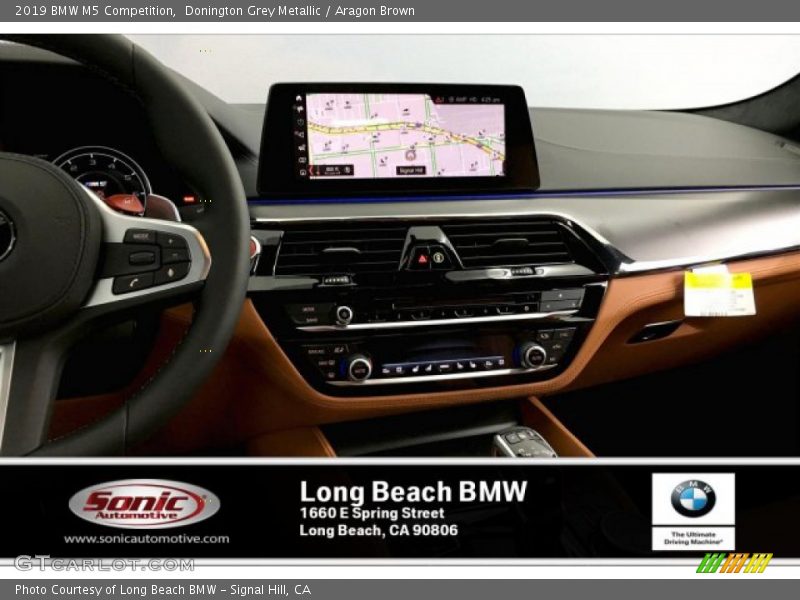 Donington Grey Metallic / Aragon Brown 2019 BMW M5 Competition