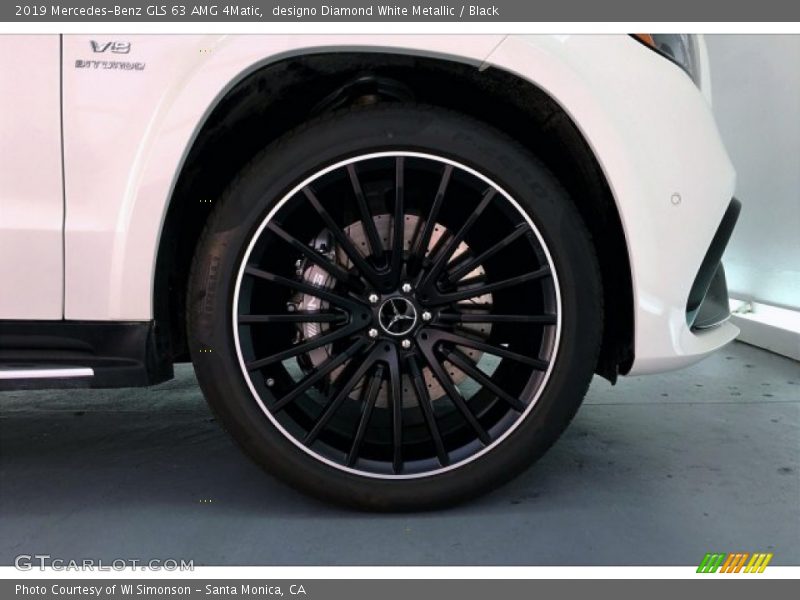designo Diamond White Metallic / Black 2019 Mercedes-Benz GLS 63 AMG 4Matic