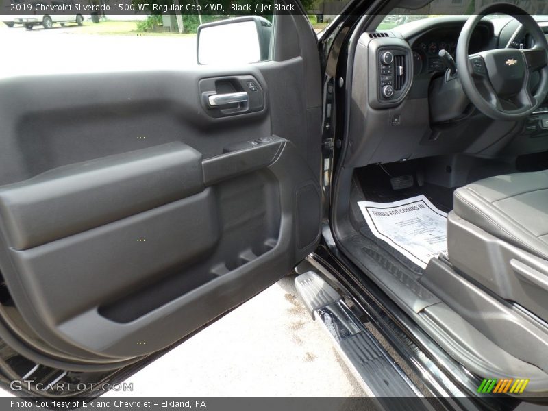 Black / Jet Black 2019 Chevrolet Silverado 1500 WT Regular Cab 4WD