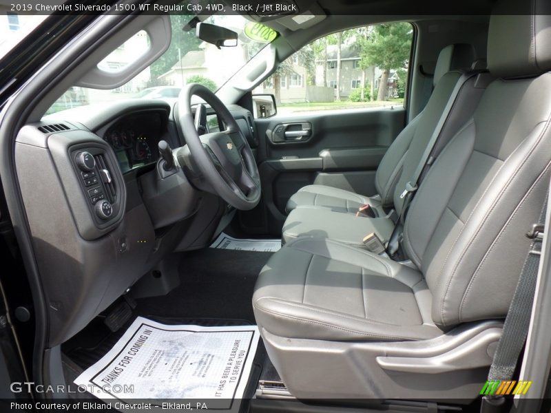 Black / Jet Black 2019 Chevrolet Silverado 1500 WT Regular Cab 4WD
