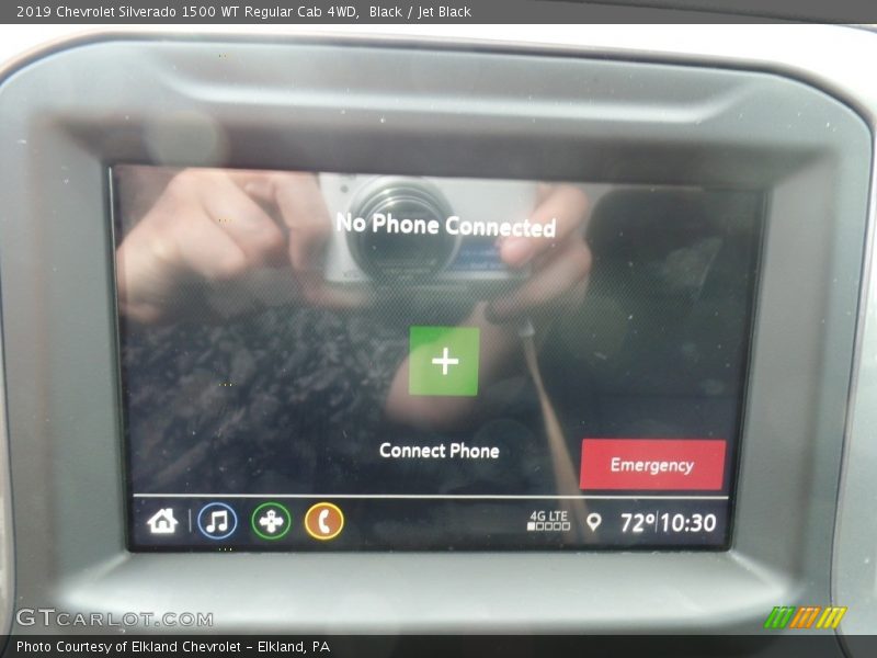 Black / Jet Black 2019 Chevrolet Silverado 1500 WT Regular Cab 4WD