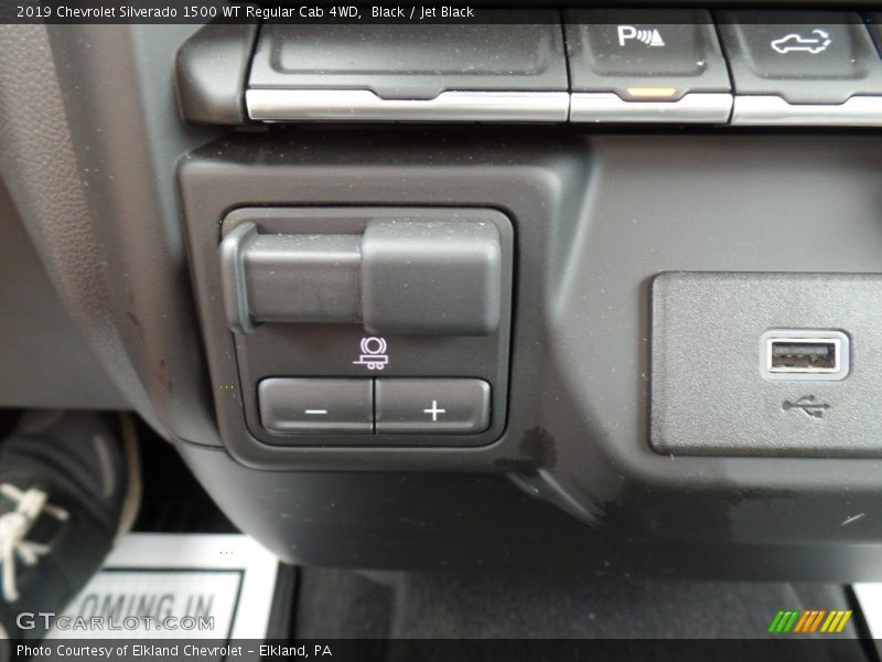 Black / Jet Black 2019 Chevrolet Silverado 1500 WT Regular Cab 4WD