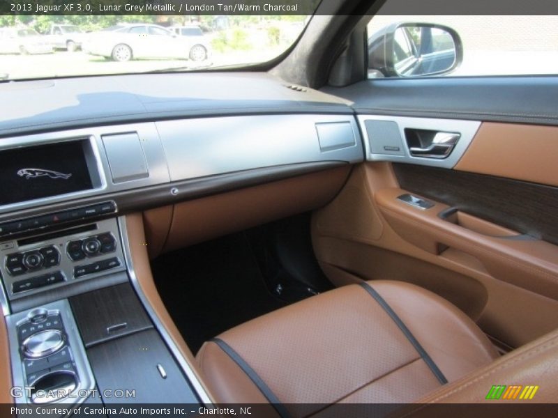 Lunar Grey Metallic / London Tan/Warm Charcoal 2013 Jaguar XF 3.0