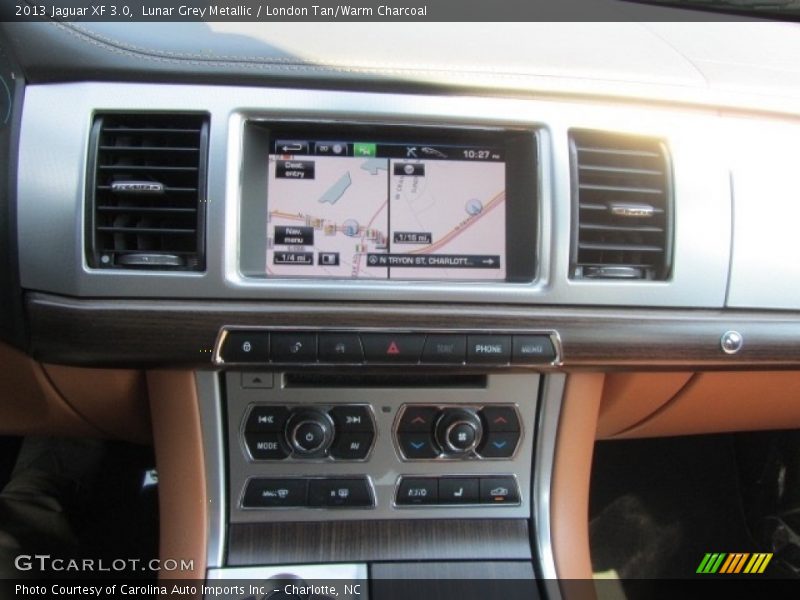 Lunar Grey Metallic / London Tan/Warm Charcoal 2013 Jaguar XF 3.0