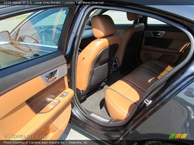 Lunar Grey Metallic / London Tan/Warm Charcoal 2013 Jaguar XF 3.0