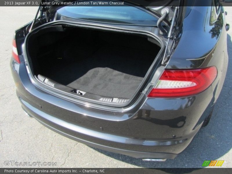 Lunar Grey Metallic / London Tan/Warm Charcoal 2013 Jaguar XF 3.0