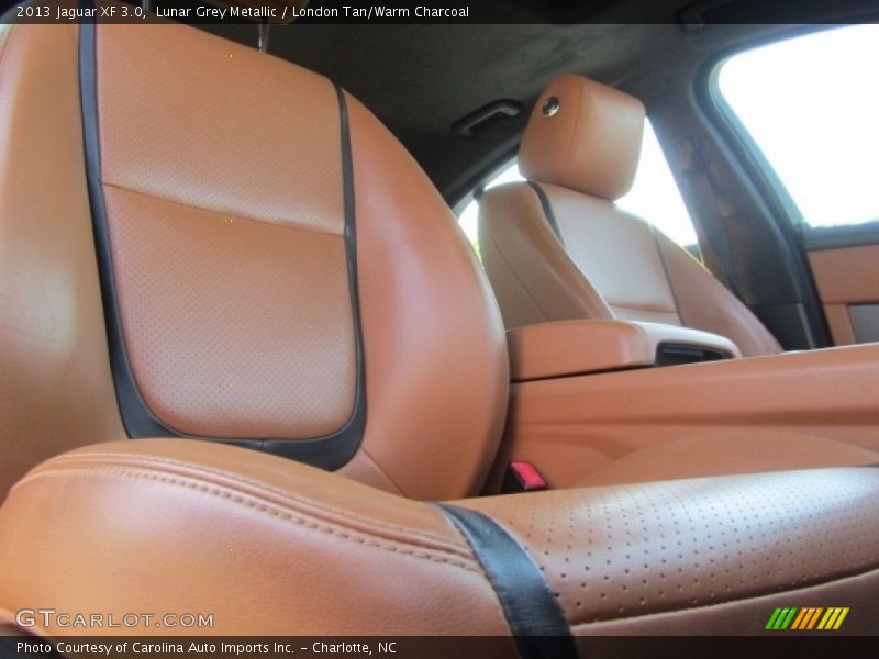 Lunar Grey Metallic / London Tan/Warm Charcoal 2013 Jaguar XF 3.0