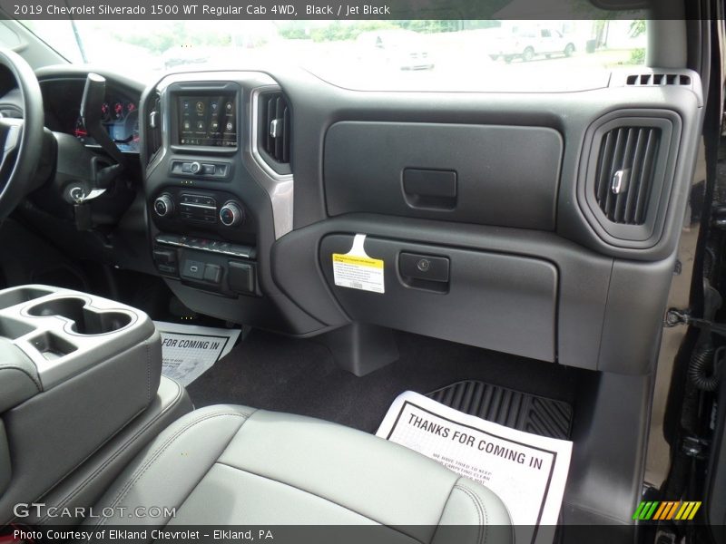 Black / Jet Black 2019 Chevrolet Silverado 1500 WT Regular Cab 4WD