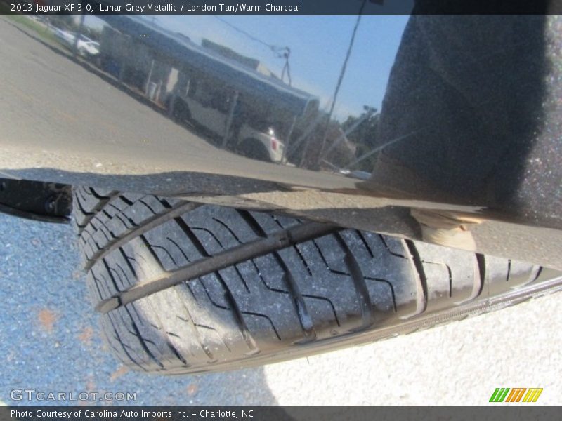 Lunar Grey Metallic / London Tan/Warm Charcoal 2013 Jaguar XF 3.0