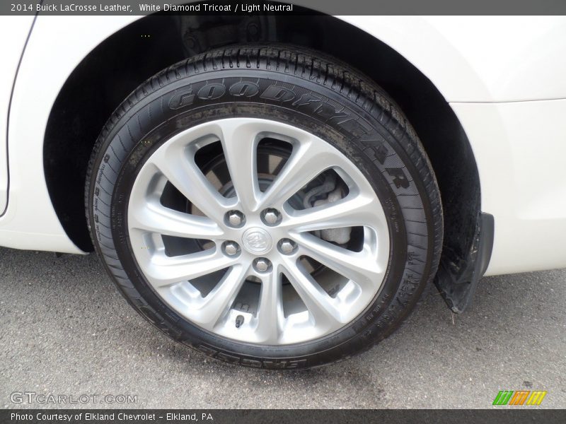 White Diamond Tricoat / Light Neutral 2014 Buick LaCrosse Leather