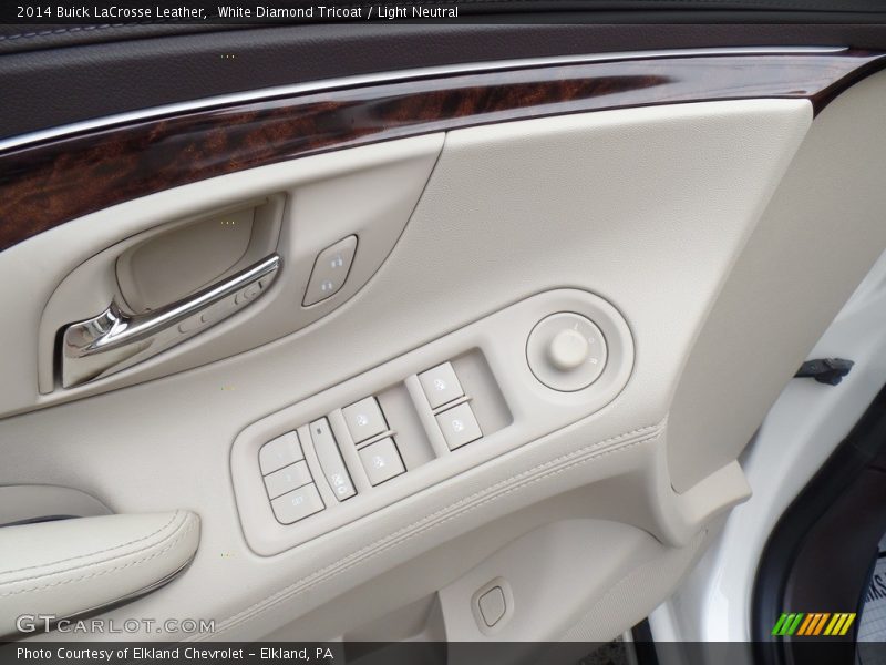 White Diamond Tricoat / Light Neutral 2014 Buick LaCrosse Leather