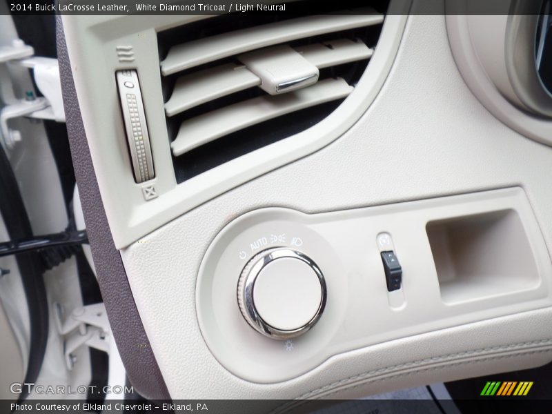 White Diamond Tricoat / Light Neutral 2014 Buick LaCrosse Leather