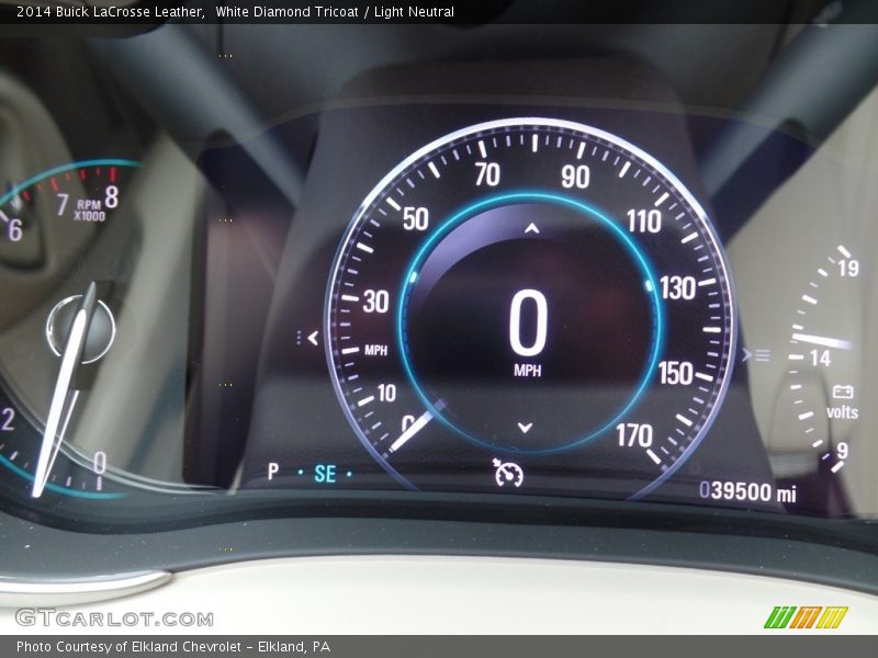 White Diamond Tricoat / Light Neutral 2014 Buick LaCrosse Leather