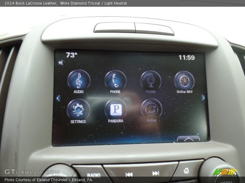 White Diamond Tricoat / Light Neutral 2014 Buick LaCrosse Leather