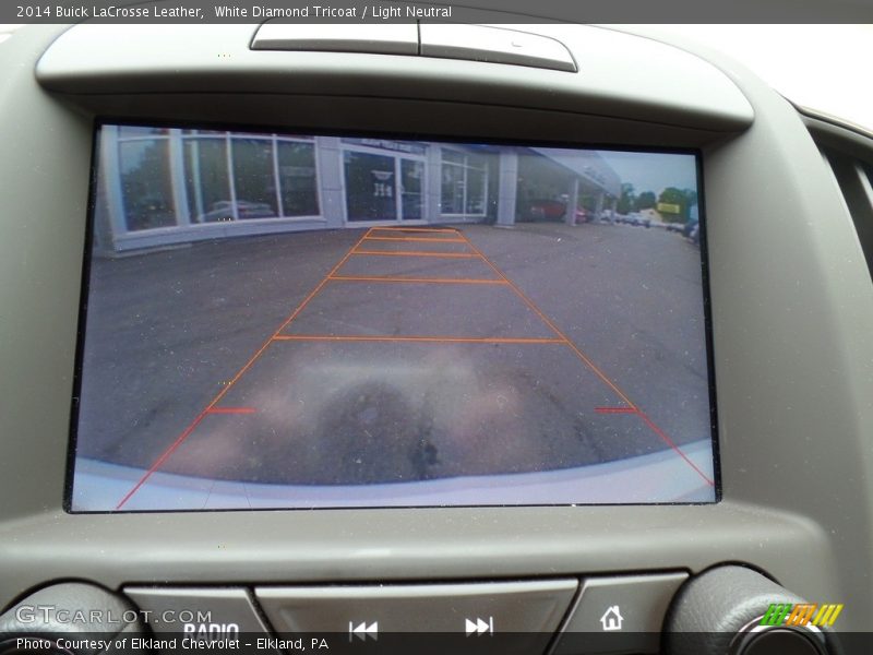 White Diamond Tricoat / Light Neutral 2014 Buick LaCrosse Leather
