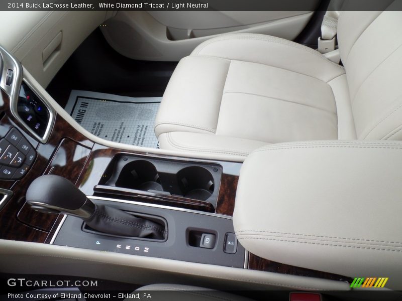 White Diamond Tricoat / Light Neutral 2014 Buick LaCrosse Leather