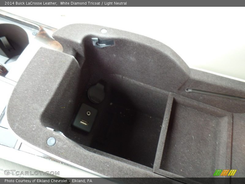 White Diamond Tricoat / Light Neutral 2014 Buick LaCrosse Leather
