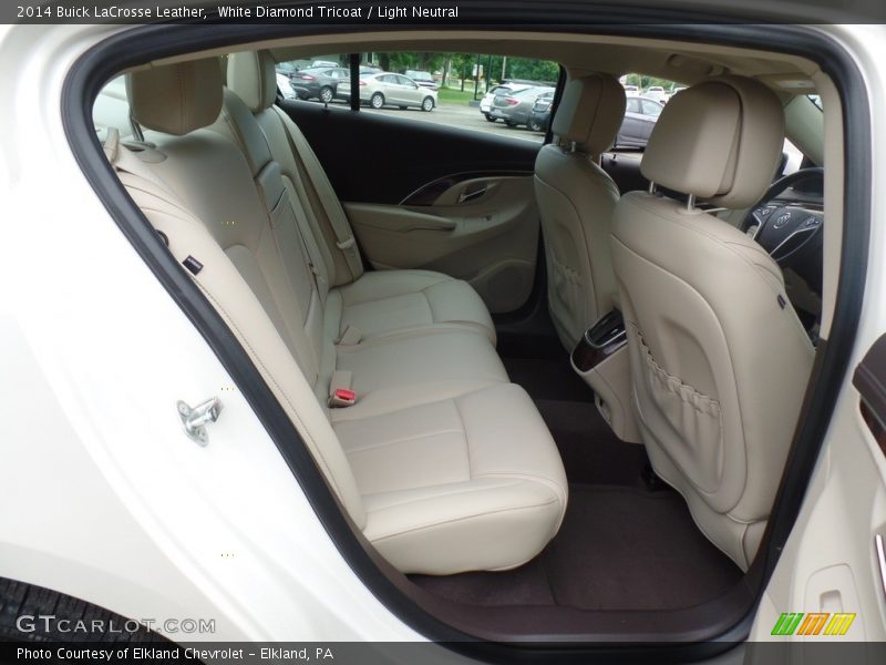 White Diamond Tricoat / Light Neutral 2014 Buick LaCrosse Leather