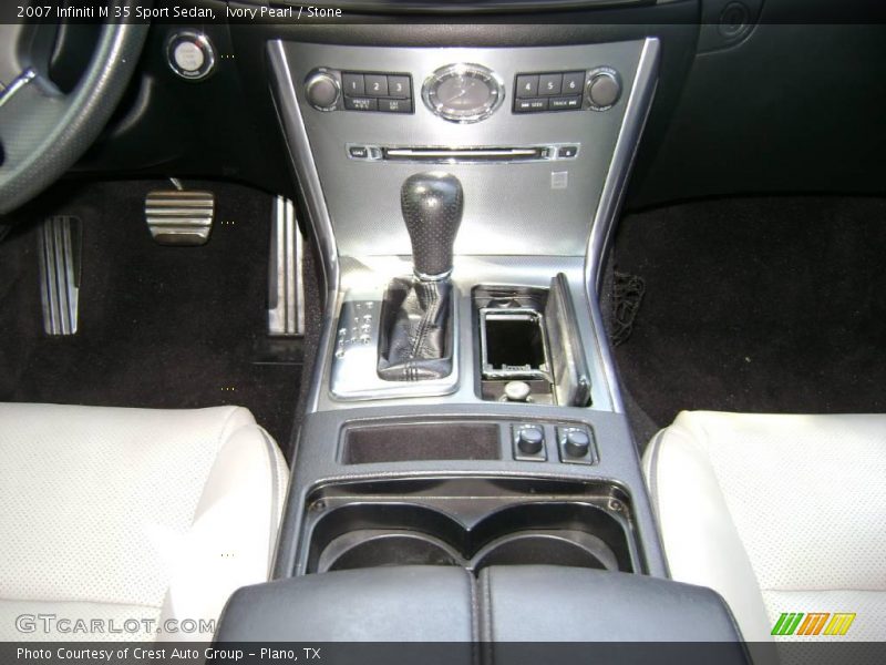 Ivory Pearl / Stone 2007 Infiniti M 35 Sport Sedan