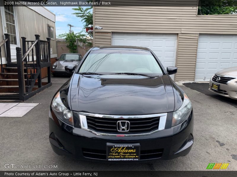 Nighthawk Black Pearl / Black 2008 Honda Accord EX Sedan