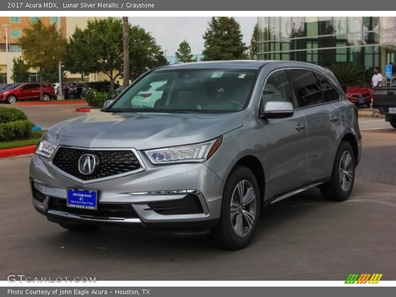 Lunar Silver Metallic / Graystone 2017 Acura MDX