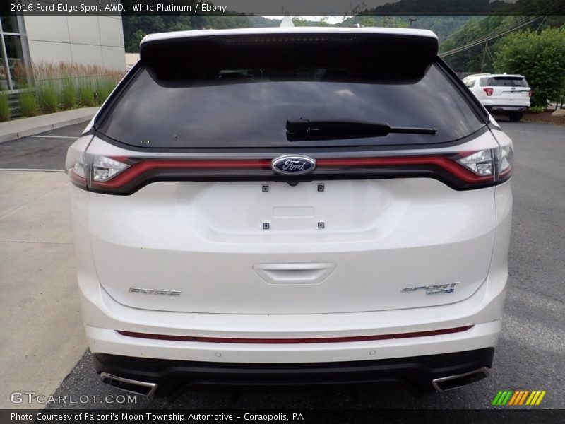 White Platinum / Ebony 2016 Ford Edge Sport AWD