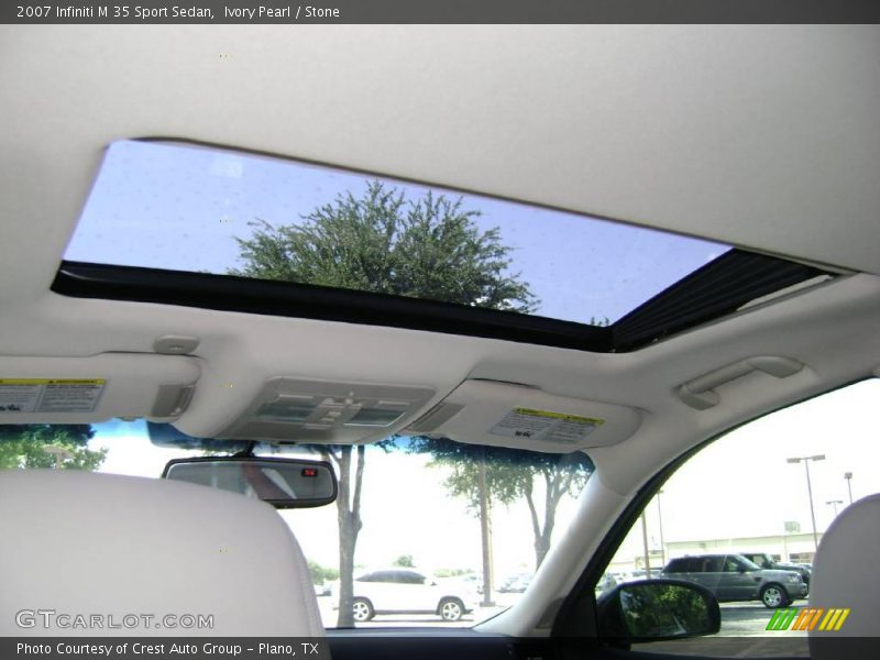 Ivory Pearl / Stone 2007 Infiniti M 35 Sport Sedan