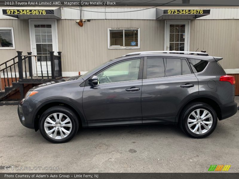 Magnetic Gray Metallic / Black 2013 Toyota RAV4 Limited AWD