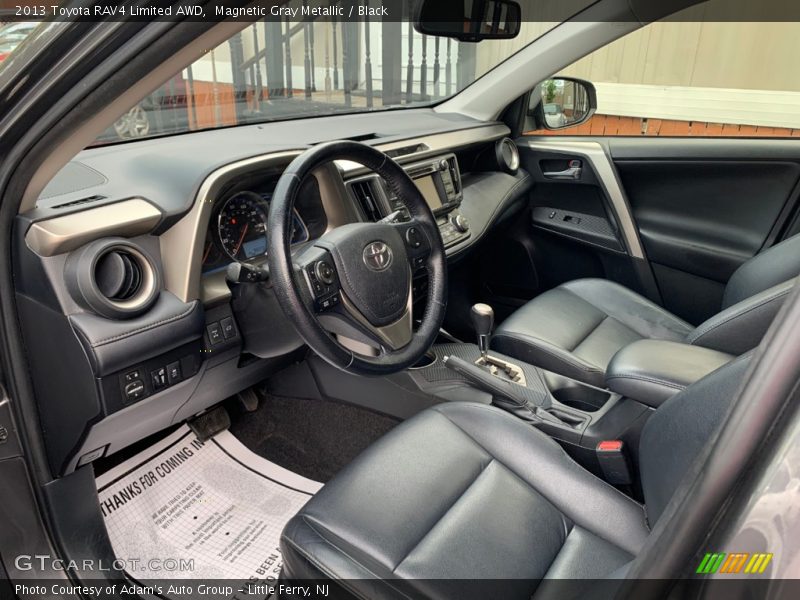 Magnetic Gray Metallic / Black 2013 Toyota RAV4 Limited AWD