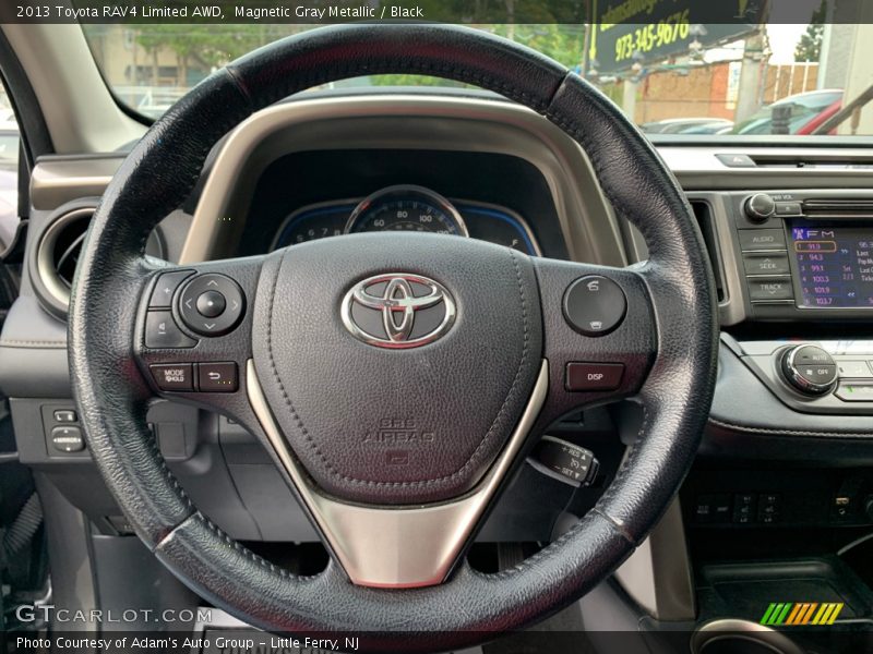 Magnetic Gray Metallic / Black 2013 Toyota RAV4 Limited AWD