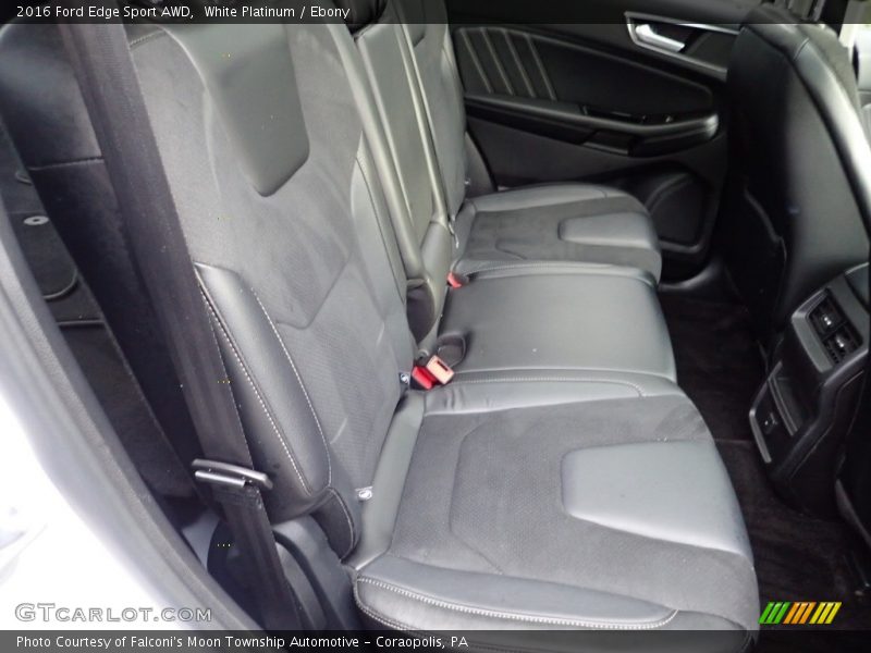 White Platinum / Ebony 2016 Ford Edge Sport AWD