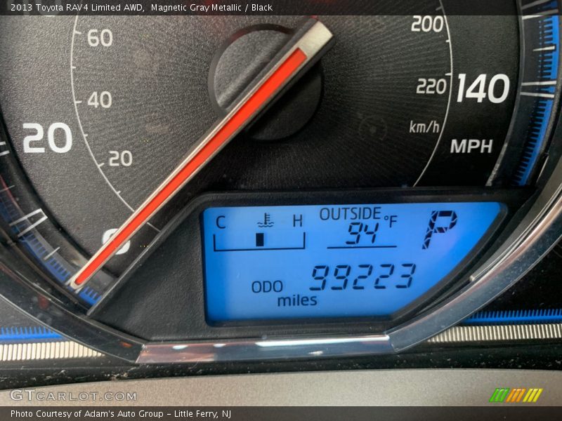 Magnetic Gray Metallic / Black 2013 Toyota RAV4 Limited AWD