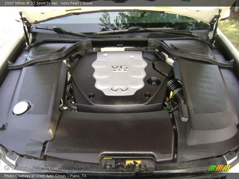 Ivory Pearl / Stone 2007 Infiniti M 35 Sport Sedan