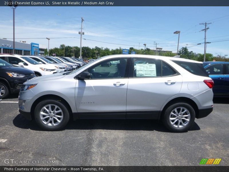 Silver Ice Metallic / Medium Ash Gray 2019 Chevrolet Equinox LS