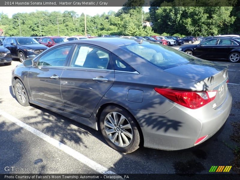 Harbor Gray Metallic / Gray 2014 Hyundai Sonata Limited