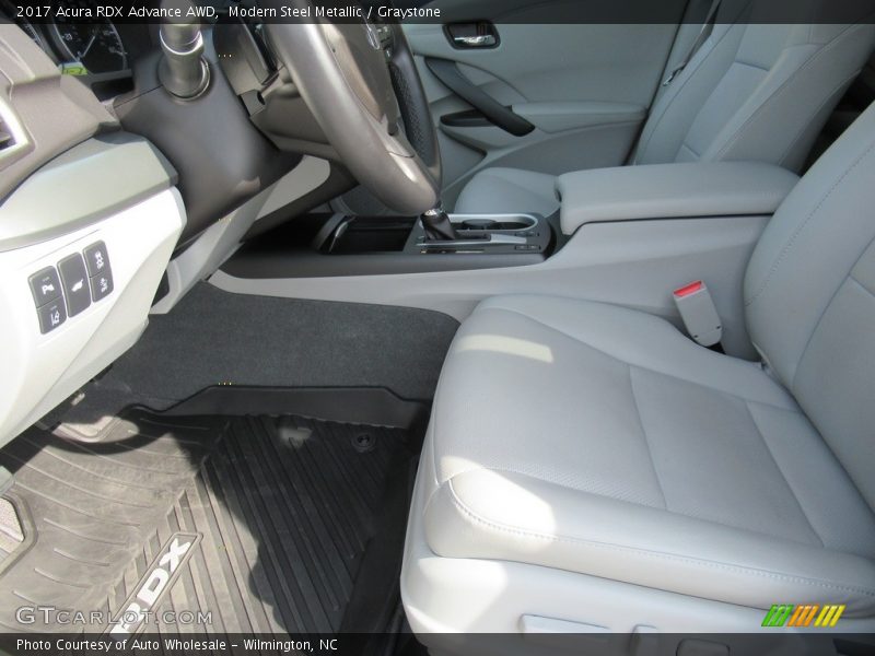 Modern Steel Metallic / Graystone 2017 Acura RDX Advance AWD