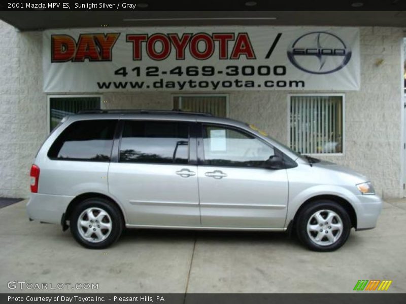 Sunlight Silver / Gray 2001 Mazda MPV ES