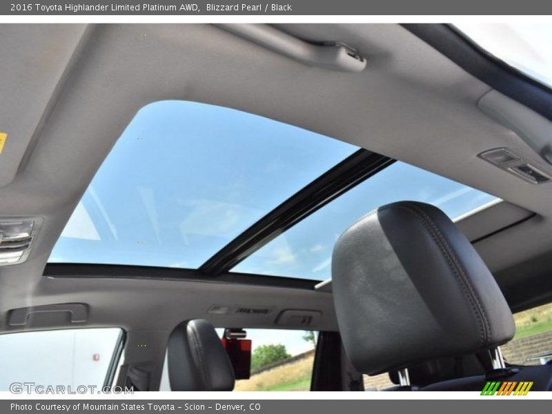 Blizzard Pearl / Black 2016 Toyota Highlander Limited Platinum AWD