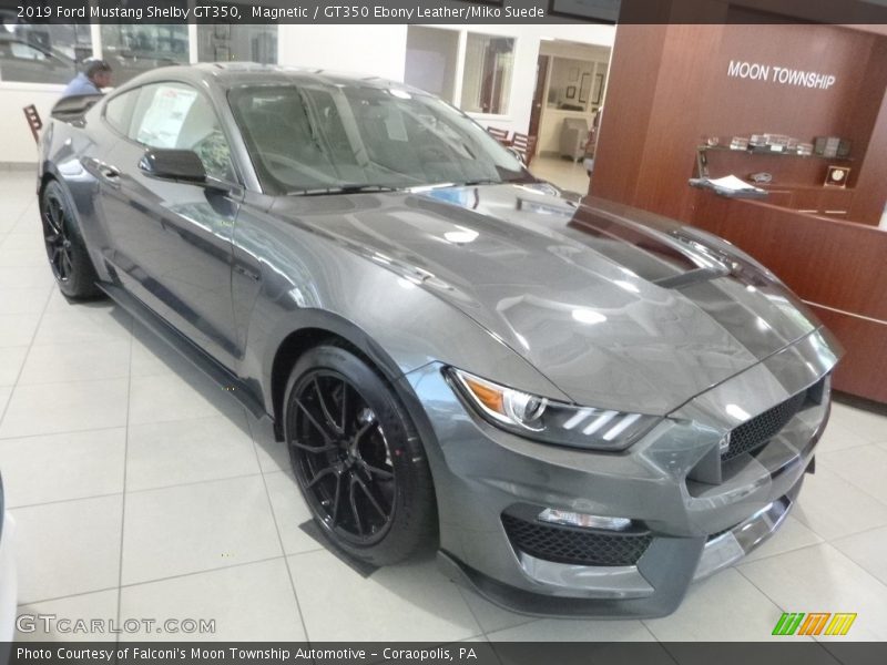 Magnetic / GT350 Ebony Leather/Miko Suede 2019 Ford Mustang Shelby GT350