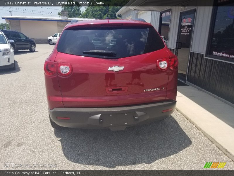 Crystal Red Tintcoat / Ebony 2012 Chevrolet Traverse LT