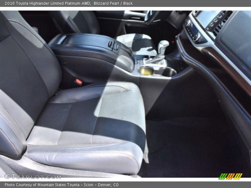Blizzard Pearl / Black 2016 Toyota Highlander Limited Platinum AWD