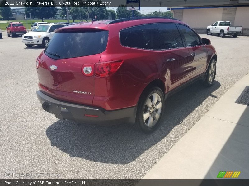 Crystal Red Tintcoat / Ebony 2012 Chevrolet Traverse LT