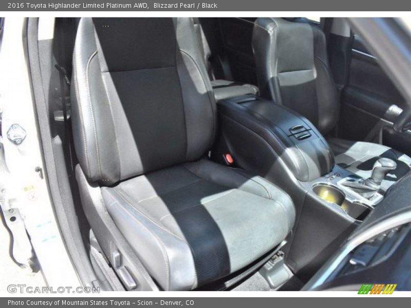 Blizzard Pearl / Black 2016 Toyota Highlander Limited Platinum AWD