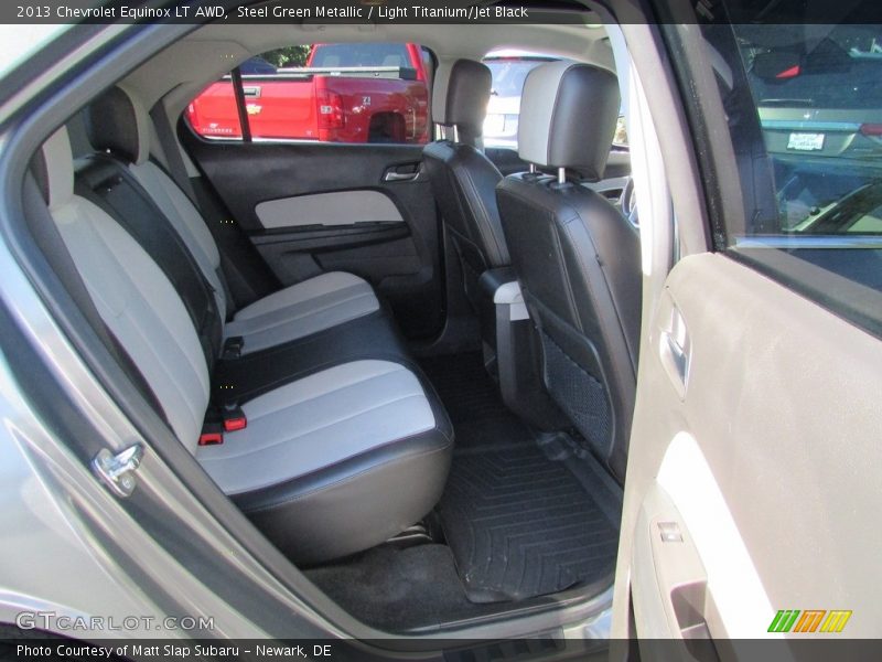 Steel Green Metallic / Light Titanium/Jet Black 2013 Chevrolet Equinox LT AWD